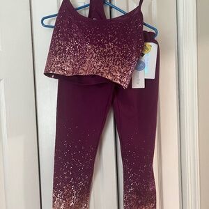 Marika Work out/Dance SET: leggings & top new!